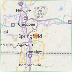 Springfield College Location Map Springfield College Location Map