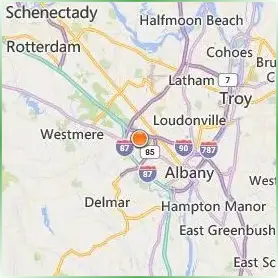 SUNY at Albany Location Map