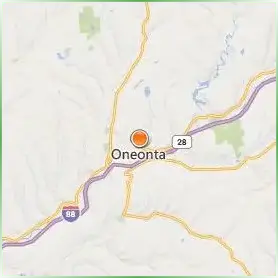 SUNY Oneonta Location Map SUNY Oneonta Location Map