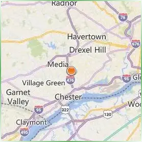 Swarthmore College Location Map Swarthmore College Location Map