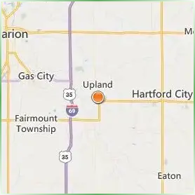 Taylor University Location Map