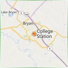Texas A & M University College Station Location Map
