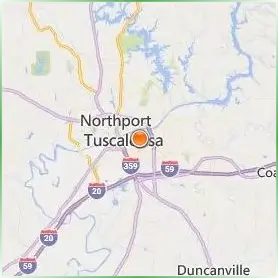 The University of Alabama Location Map The University of Alabama Location Map