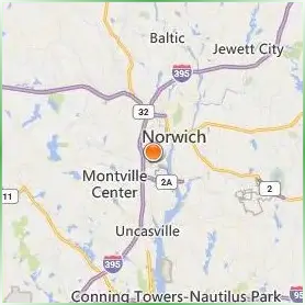 Three Rivers Community College Location Map
