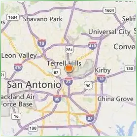 Trinity University Location Map