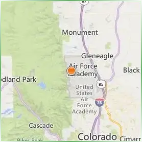United States Air Force Academy Location Map United States Air Force Academy Location Map