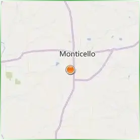 University of Arkansas at Monticello Location Map University of Arkansas at Monticello Location Map