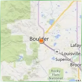 University of Colorado Boulder Location Map University of Colorado Boulder Location Map