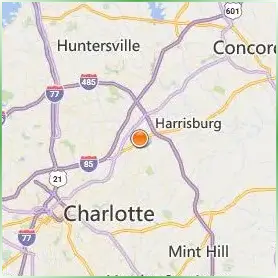 University of North Carolina at Charlotte Location Map University of North Carolina at Charlotte Location Map