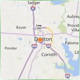University of North Texas Location Map