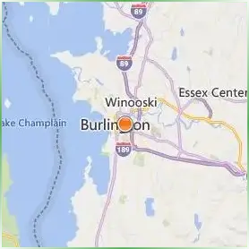 University of Vermont Location Map