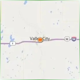 Valley City State University Location Map Valley City State University Location Map