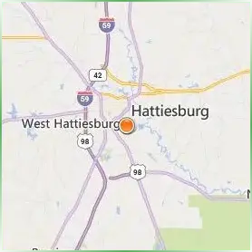 William Carey University Location Map